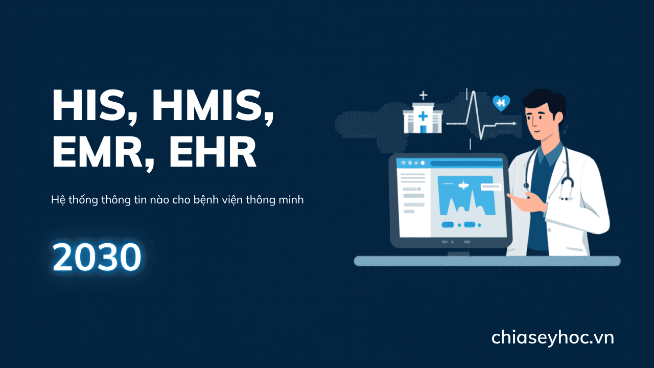 So sánh HIS, HMIS, EMR và EHR cho bệnh viện thông minh tại Việt Nam