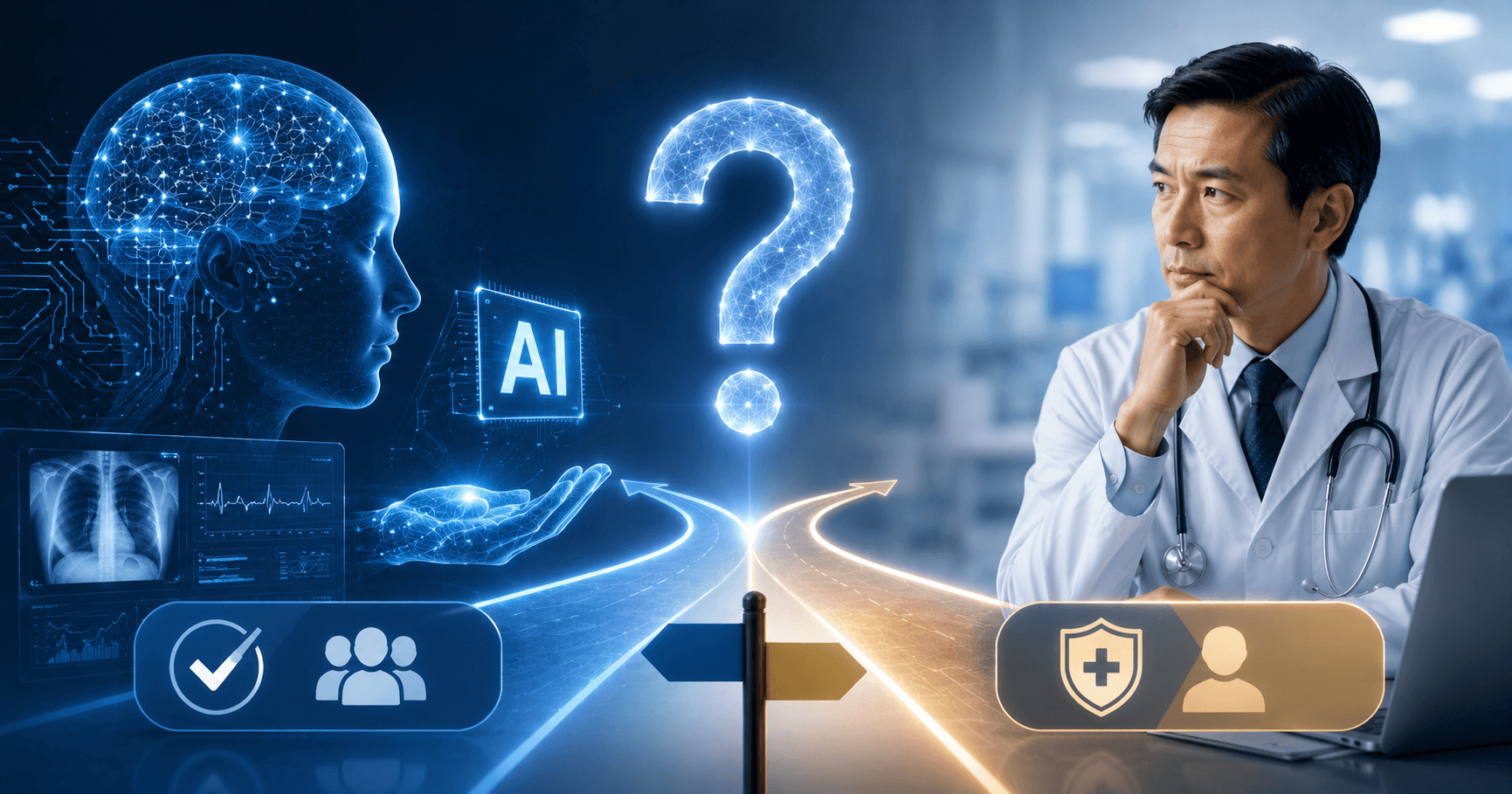 AI y khoa có đáng tin: Ranh giới giữa hỗ trợ và quyết định lâm sàng
